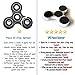 UFO Hand Spinner Fidget, up to 3 Minutes Spin Time , Free Ebook included, Love it Guaranteed Certificate, Perfect for Nervousness , ADD , ADHD , Anxiety and Stress Redice