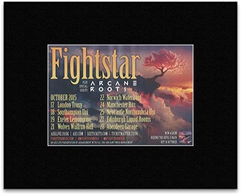 Kerrang FIGHTSTAR - 2015 Arcane Roots October Tour Mini Poster - 14x21cm