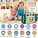PROGRACE Kids Camera Dual Selfie Camera 1080P HD Video Recorder Digital Action Camera Camcorder for Boys Girls Gifts 2.0” LCD Screen with 4X Digital Zoom and Funny Game(Green)