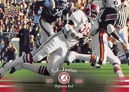Ej Junior Football Card Alabama Crimson Tide 2012 Upper