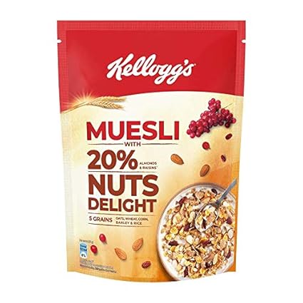 Kelloggs Muesli with 20% Nuts Delight, 500g