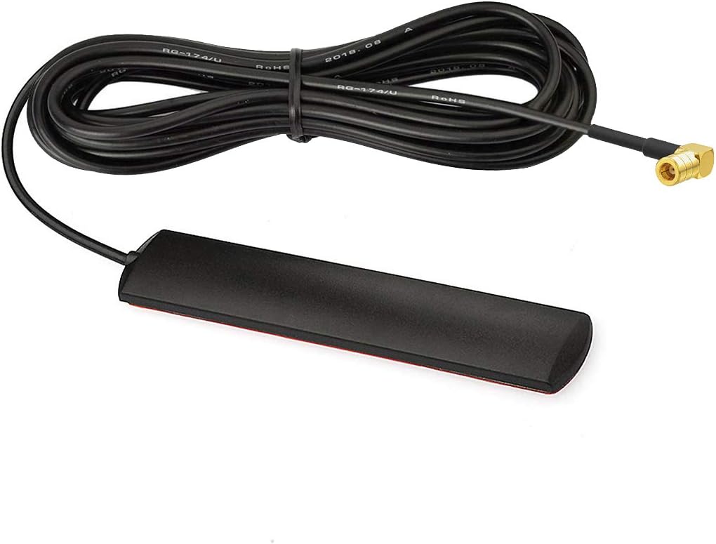 Bingfu DAB Car Aerial SMB Adhesive Mount Hidden Patch Antenna RG174 3M 9.8ft Coax Cable Compatible for DAB Tuner Radio Pioneer Pure Highway Alpine TechniSat Yamah Head Unit - Image 5
