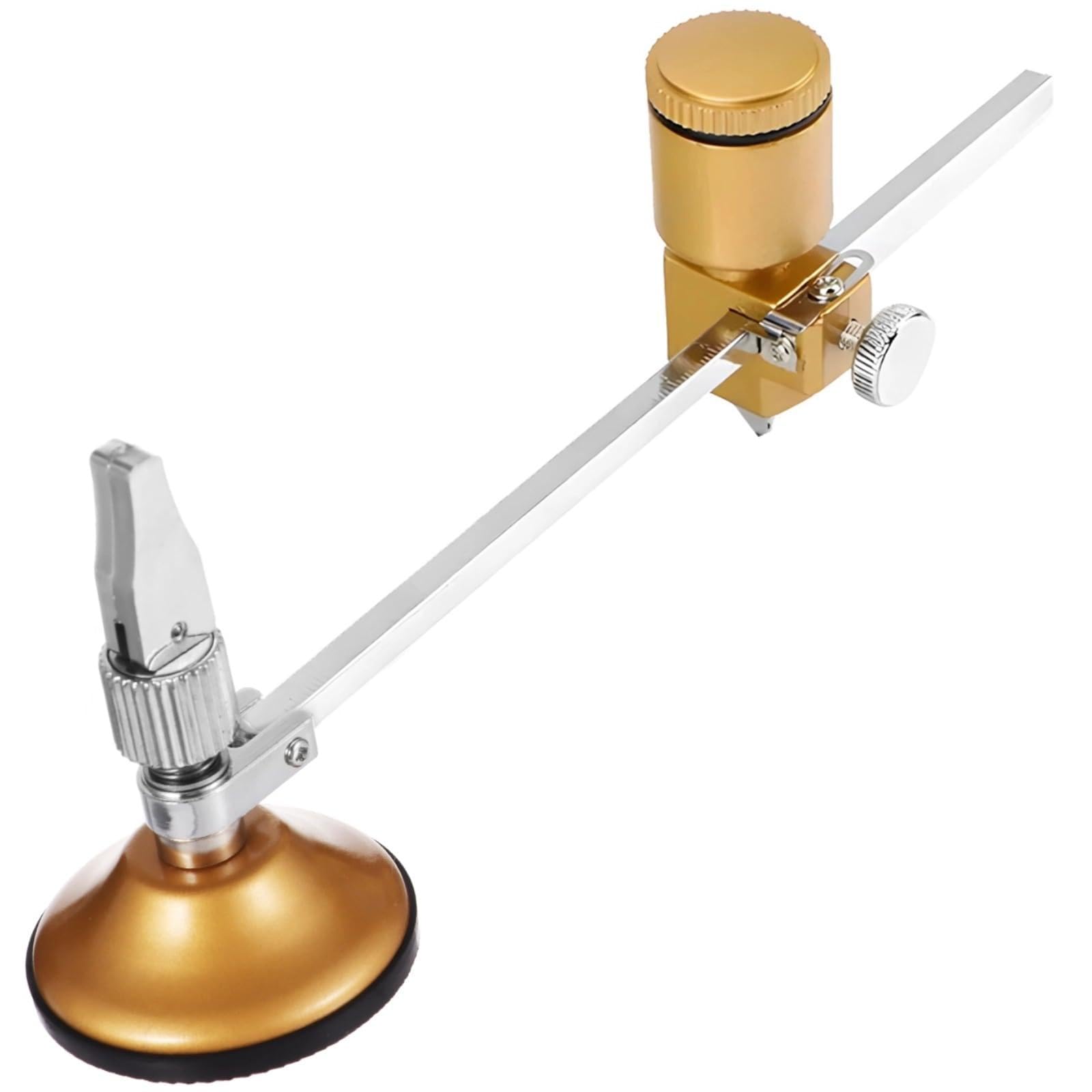 Photo 1 of Circle Glass Cutter,Heavy Duty Glass Cutters Tools Adjustable Compass Glass Cutter with Suction Cup,Cutting Wheel,Aluminum Alloy,Precision Tool for Circular Cuts in Tile,Mirror,Window