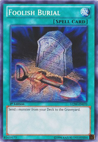 Yu-Gi-Oh! - Foolish Burial (LCJW-EN070) - Legendary Collection 4: Joey's World - 1st Edition - Secret Rare