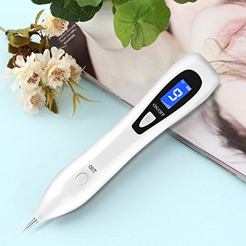 Mole Remover Pen, Skin Vanish Tag Removal Tool Kit with USB Rechargeable 9 Strength Levels, Portable Professional Beauty Spot Dot Device for Body Facial Freckle Nevus Warts AgeTattoo Blemish Men Women - Thumbnail 7