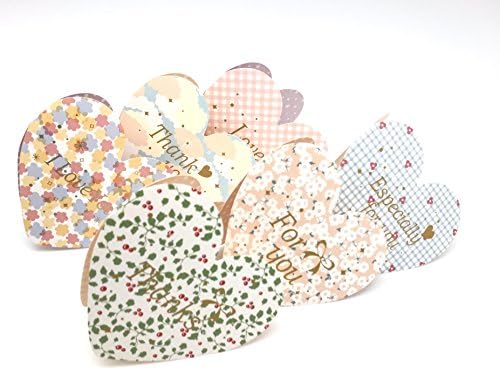 Happy Cards Set of 6 Heart Shaped Happy Valentines Day Postcards And Envelopes / Creativity / Post Crossing / Paper craft / Scrapbooking / Postcards set / Postcards Valentine