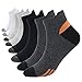 Laswumen Ankle Socks 4 Pair, Athletic Stockings Sport Cotton Socks for Men,Size US 6-11 primary