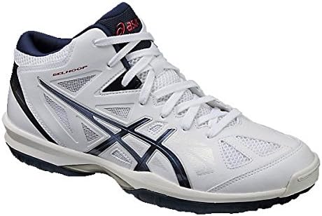 Amazon アシックス バスケットボールシューズ ゲルフープ V8 ワイド バスケットシューズ メンズ バッシュ 軽量 紳士 男性用 幅広 Eee 3e 足幅 Gel Hoop V8 Wide Tbf331 23 5cm 0150 ホワイト ネイビー Asics アシックス バスケットボール