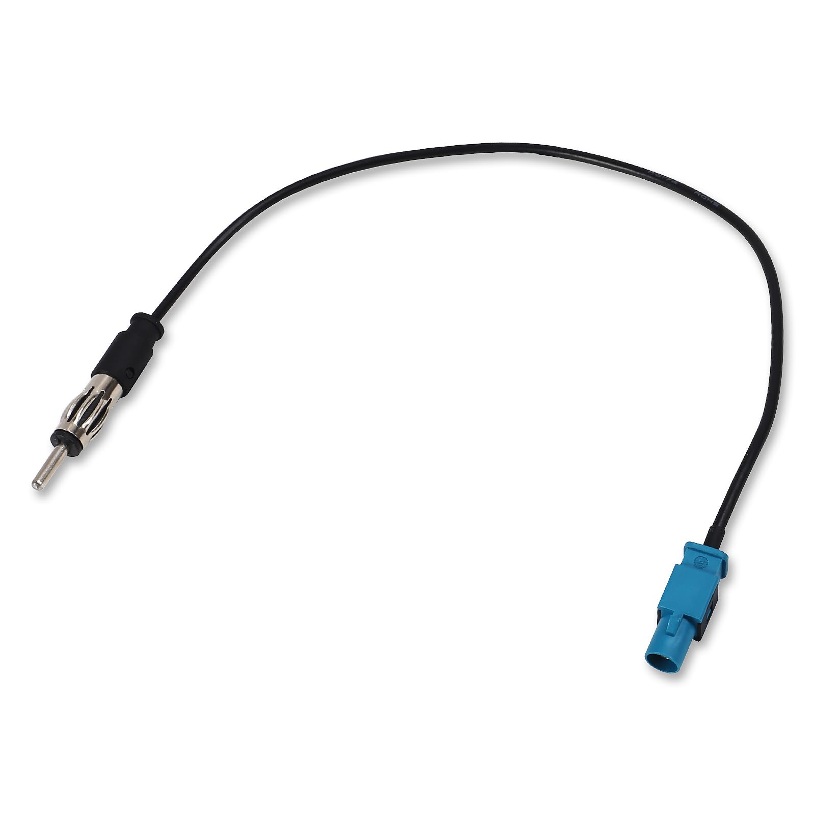AEDIKO Car Stereo FM AM Radio Antenna Adapter Cable Fakra Z Male to DIN Male Plug Connector Cable for Car Stereo Audio HD Radio Head Unit CD Media Player Receiver