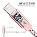 Aimus Lightning USB Cable, Aimus 6 Feet /1.8 M Braided Fast Charging Lightning Cable Extra Long Sync USB Cord for iphone 6s, SE, 6s plus, 6plus, 6,5s 5c 5, iPad Mini, Air, iPad5, iPod (Rose gold)