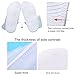 1 Pair Unisex Anti-Slip Rainy Shoes Cover Waterproof Reusable Zippered Shoe PVC Cover XXL-White
