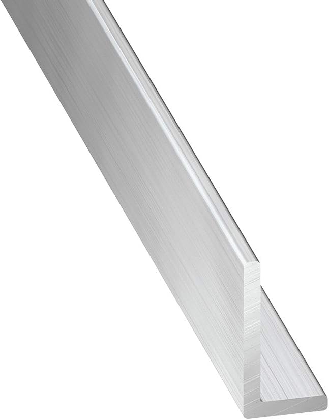 Raw Aluminium Unequal Angle - 15mm x 25mm x 1m
