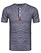 Coofandy Men's Slim Fit Long Sleeve Henley Shirts Casual T Shirt