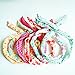 Lovef Pretty Cute 10pcs Rabbit Bunny Ear Girl Hair Headband Scarf DIY Wire Band Bow Head Wrap Assorted Colors