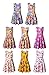 Jxstar Little Girls Animal Print for Skater Cartoon Rainbow Dog Pattern Sleeveless Dress Rainbow Dog 130