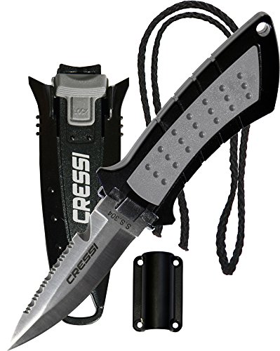 Cressi Lima (2.95" Blade) Tactical Dive Knife,for Scuba Diving, Snorkeling and Water Sports