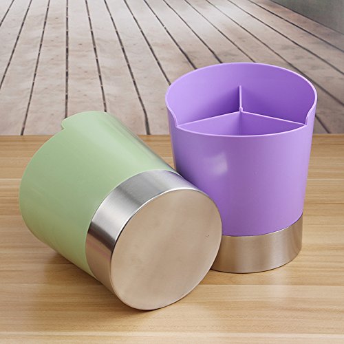 image for MyLifeUNIT Straw Dispenser Holder, 3 Compartments Plastic Straw Dispen