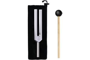 Qsanpel Tuning Forks for Healing 528 Hz Weighted Tuning Fork 528hz Heart Chakra DNA Repair Sound Aluminum Alloy Diapason Medical Tuning Forks
