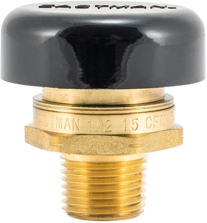 Eastman 60158 Vacuum Relief Valve 3/4" MIP, Brass, Rough Plumbing
