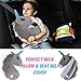 Seatbelt Pillow for Kids,Unicorn Seat Belt Cover,Seat Belt Cushion Pillow,Stuffed Plush Animal Travel Pillow,Kids Safety Belt Strap Cover Shoulder Pad,Children Adult Head Neck Rest (Unicorn)