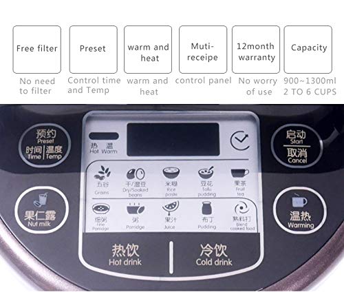 Joyoung Soy Milk Maker New Model Dj13u D988sg Updated From Dj13m D988sg With Delay Timer No Filter Pricepulse