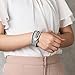 GelConnie Feather Wrap Bracelet Braided Bohemian Leather Bracelet Boho Multilayer Bracelets LPB244-gray