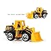 Coolplay Inertia Toy Early Engineering Vehicles Friction Powered Dumper,Bulldozers,Forklift,Tank Truck,Asphalt Car and Excavator for Children Kids Boys and Girls ( Pack of 6)