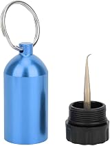 Keenso Mini Dive Cylinder O-Ring Kit Blue Storage Bottle 12 Rings Brass Pick view 3