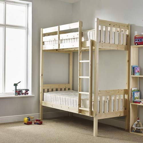 Adult Bunk Bed With Mattresses 3ft Single Bunk Bed Includes Two 15cm Sprung Mattresses Buy Online In Japan At Desertcart Jp Productid 58537352