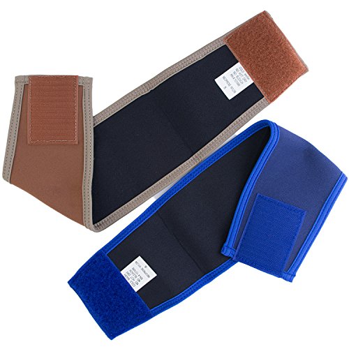 PlayaPup Male Dog Belly Band 2-Pack, Navy & Dark Brown, XX-Small