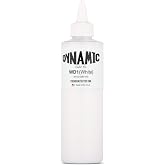 Dynamic Color White Tattoo Ink, Made in USA Since 1990, 8 oz | Sterilized and lot-numbered for full traceability; established American brand trusted by artists worldwide