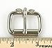 Dangerous Threads Heavy Duty Roller Buckle - Nickel Finish - Various Sizes (1 Piece, Nickel - 2