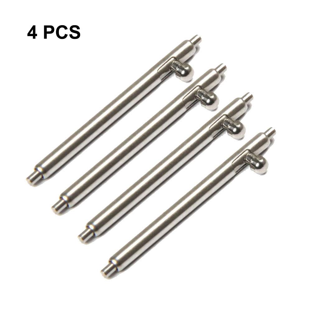 YOFUNTLE 20mm Quick Release Spring Bars,4PCS Stainless Steel Watch Replacement Band Spring Bars Strap Link Pins Diameter 1.5mm +Spring Bar Tool for Samsung Galaxy Watch 42mm/Active/Active 2