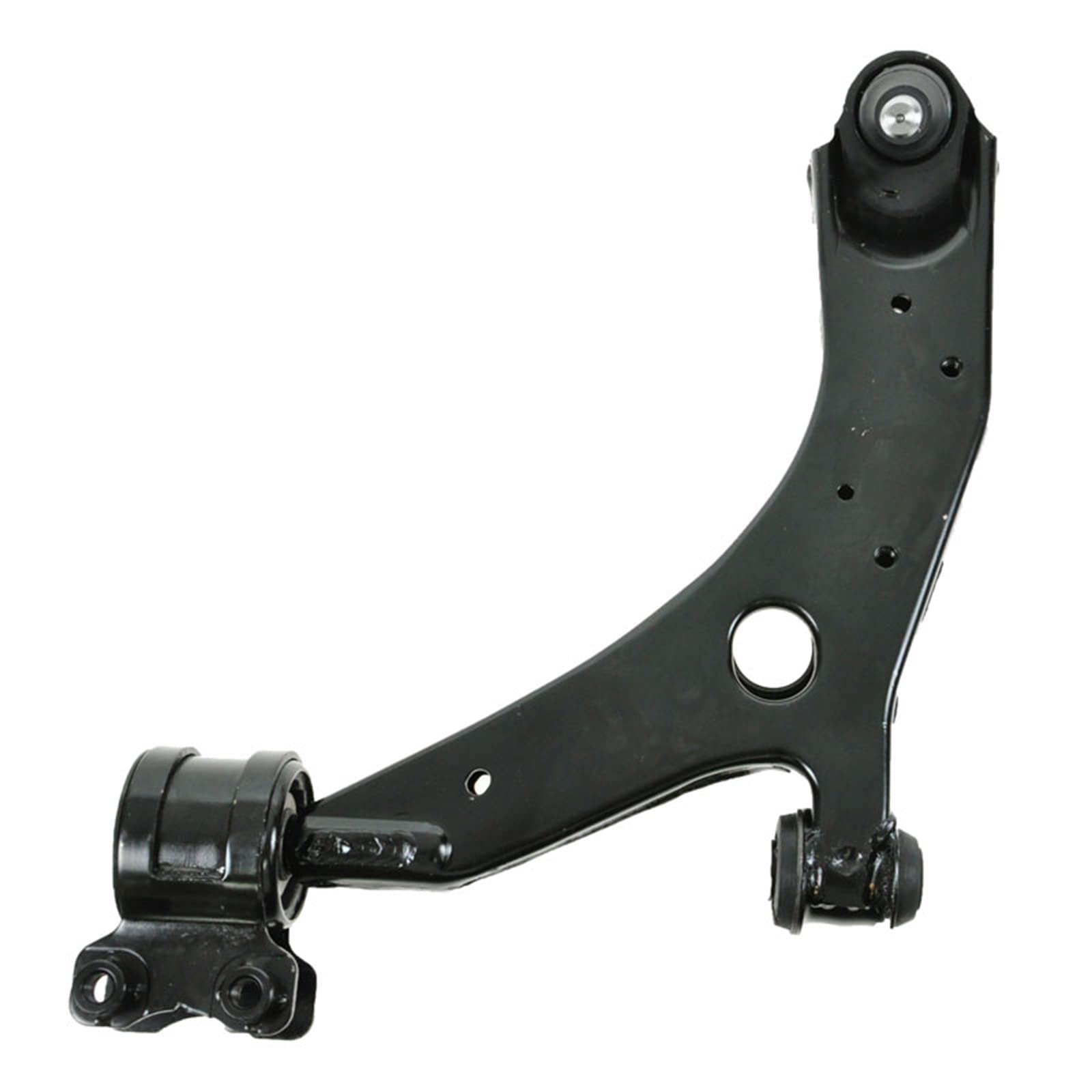 TRQ Front Left Lower Control Arm with Ball Joint Steel Compatible with 2004-2009 Mazda 3 2006-2015 5 Image