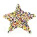 VANKINE 1200 pieces 1cm Assorted Colors Small Pom Poms Ball for DIY Creative Crafts Decorations, Multi Colors,Round