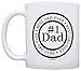 ThisWear Father's Day Gift For Men Best Dad Ever Number 1 Dad Gift Ideas 11oz Ceramic Coffee Mug