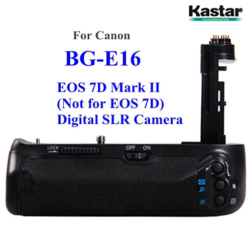 Kastar Professional Multi-Power Vertical Battery Grip (Replacement for BG-E16) for Canon EOS 7D Mark II (Not for EOS 7D) Digital SLR Camera