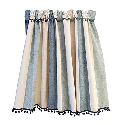 Enfantiy Cortina de Ventana Vintage, Cortinas de Bistro de Gasa