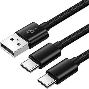 Charger Cord Cable For Motorola Moto G7 Z3 Play Power Plus,Z2 Z Z4 Force Play droid,G6/Plus,X4 X 4,Blackberry Keyone/Key2 LE/Motion/Dtek60,USB 3.0 Type C Fast Charging Charge Data Phone Wire 3-6-FT