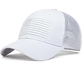 Agturber Mens American Flag Trucker Hat Breathable Mesh Baseball Cap Adjustable Low Profile Snapback Hat