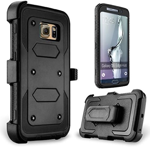 Galaxy S6 Edge Plus case, Samcore Defender Heavy Duty Belt Clip Case With Rugged Holster, Without Screen Protector for Samsung Galaxy S6 Edge Plus [BLACK]