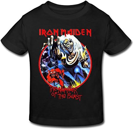 Fashion Custom Summer Iron Maiden English Heavy Metal Band Toddler Tshirts Toddler Tshirts