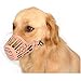 Alfie Pet - Gabby Adjustable Quick Fit Plastic Muzzle - Color: Beige, Size: L