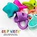 Pencil Grip Writing Aid Holder Pencil Grips For Kids Handwriting NEW Non-Toxic Silicone Posture Correction Finger Trainer Kids Preschoolers Children Special Needs FOR LEFT & RIGHT HANDED By Grip Write