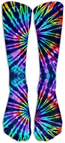 Tie Dye Perfection Stocking Graduated Compression Socks For Women And Men - Best Medical, Nursing, Travel &amp; Flight Socks