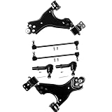thumbnail image 2 of Detroit Axle 6-Pc Front Suspension Kit For 2004-2007 Suzuki Aerio - Control Arms, Ball Joints, Sway Bar, Tie Rods 2 of 4