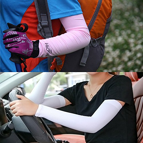Arm Sleeves Cover,7 Pairs UV Sun Protection Long Arm Cover Leg Warmers for Men Tattoo Sleeves Arm Sleeve for Men Compression Arm Sleeves Tattoo Cover Up Sleeves Arm Cover Sleeves Football Sleeves