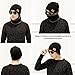 VBIGER Beanie Hat Scarf Set Knit Hat Warm Thick Winter Hat For Men (New Black)