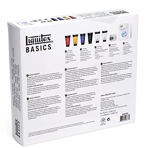 Liquitex BASICS Acrylic Paint Technique Set Building Texture Pricepulse