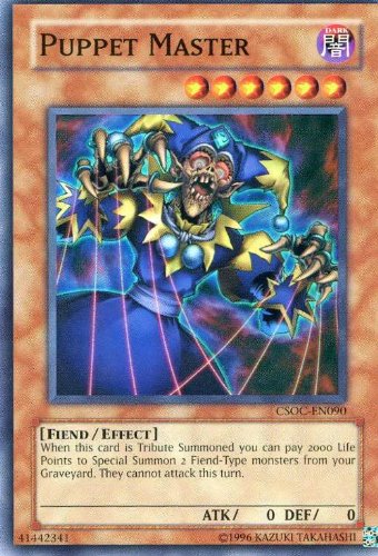 Yu-Gi-Oh! - Puppet Master (CSOC-EN090) - Crossroads of Chaos - Unlimited Edition - Super Rare